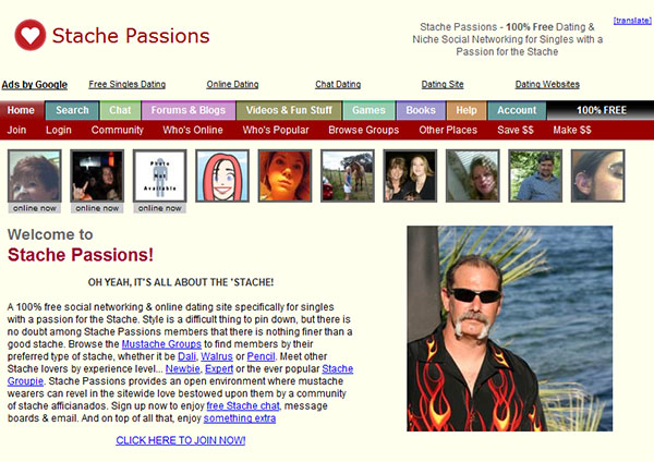 5 social network più strani stache passions