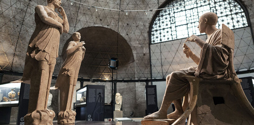 Orfeo e le Sirene, il gruppo scultoreo è tornato in Italia
