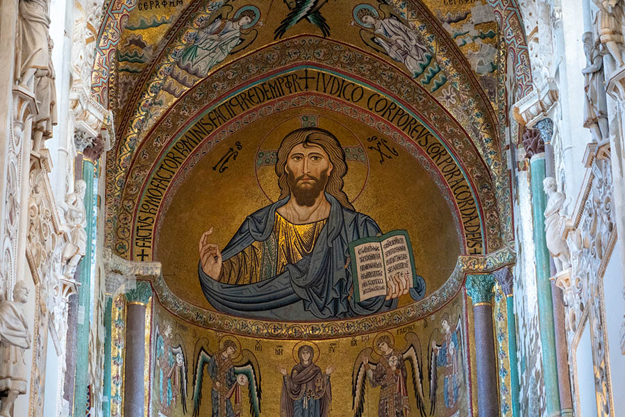 cefalù duomo mosaici