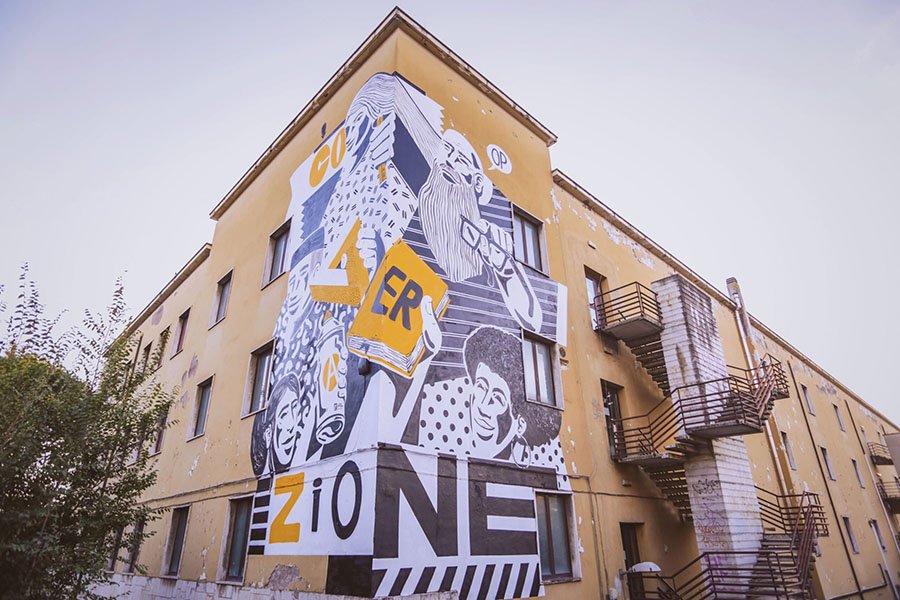 street art for rights nsn997 roma