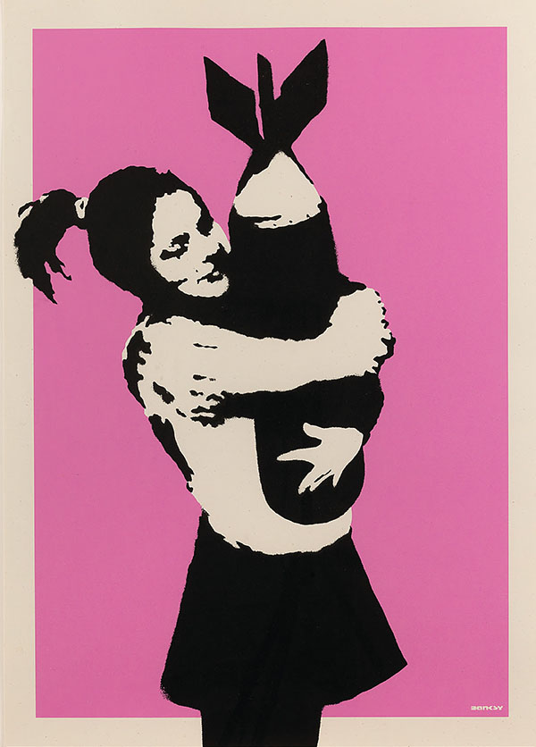 banksy bomb love