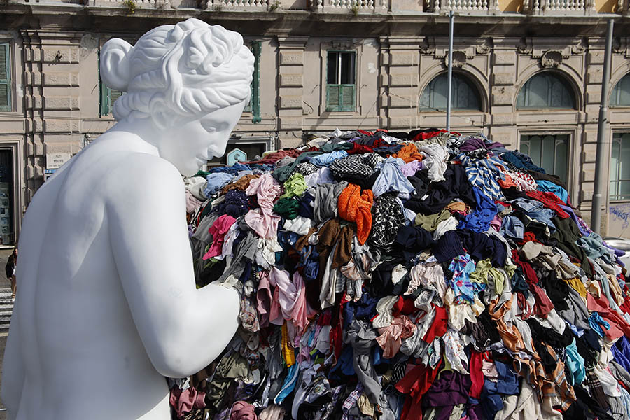 La Venere degli stracci di Pistoletto è tornata a Napoli